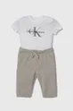 Спортивный костюм для младенцев Calvin Klein Jeans  95% Хлопок, 5% Эластан