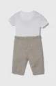 szary Calvin Klein Jeans dres niemowlęcy