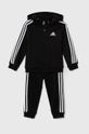 Dječja trenirka adidas pletivo crna HR5866
