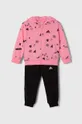 Παιδική φόρμα adidas LK BLUV Q3  TS ροζ