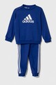 Trenirka za bebe adidas pletivo plava IB4767