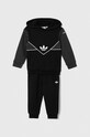 Παιδική φόρμα adidas Originals IB9910 μαύρο AW23