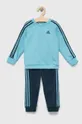 блакитний Дитячий спортивний костюм adidas Дитячий