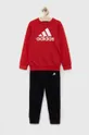 czerwony adidas dres dziecięcy Dziecięcy