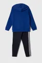 Детский спортивный костюм adidas голубой