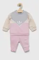 różowy adidas Originals dres niemowlęcy Dziecięcy
