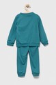 adidas dres dziecięcy IK3108 turkusowy AW23