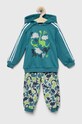 adidas trening copii cu modele turcoaz IM1662