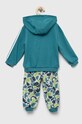 adidas trening copii IM1662 turcoaz AW23