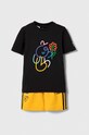 adidas Originals komplet dziecięcy dzianina czarny II0839