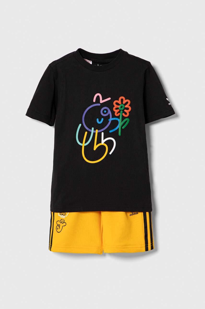 czarny adidas Originals komplet dziecięcy Dziecięcy