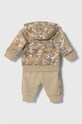 Βρεφική φόρμα adidas Originals IP0255 μπεζ AW23