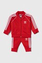 Trenirka za bebe adidas Originals pletivo crvena IB8633
