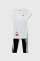 Παιδικό σετ adidas Originals x Sanrio, Hello Kitty στάμπα λευκό II0853