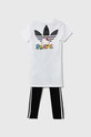 Παιδικό σετ adidas Originals x Sanrio, Hello Kitty II0853 λευκό AW23