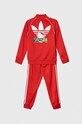 Παιδική φόρμα adidas Originals IM2255 κόκκινο AW23