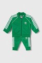 adidas Originals baba tréningruha aplikációval zöld IP6697