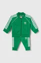 зелёный Спортивный костюм для младенцев adidas Originals Детский