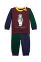 bordowy Polo Ralph Lauren dres niemowlęcy Dziecięcy