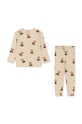 Konges Sløjd komplet bawełniany dziecięcy KS6334 beżowy AW23