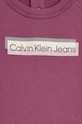 Хлопчик Дитячий бавовняний костюм Calvin Klein Jeans IN0IN00119.9BYX бордо