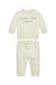 Tepláková súprava pre bábätká Calvin Klein Jeans nášivka béžová IN0IN00137.9BYX