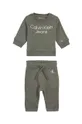 zelena Trenirka za dojenčka Calvin Klein Jeans Otroški