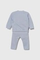 United Colors of Benetton dres bawełniany niemowlęcy 3J70AK007.W.SEASONAL niebieski AW23