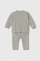 Βρεφική βαμβακερή φόρμα United Colors of Benetton 3J70AK007.W.SEASONAL γκρί AW23