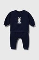 United Colors of Benetton komplet niemowlęcy nadruk granatowy 3MDUA1035.W.SEASONAL