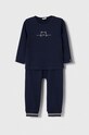United Colors of Benetton dres nadruk granatowy 3793AK008.W.SEASONAL