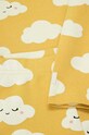 Detská bavlnená súprava Coccodrillo ZC3417101SUG SET UNDERWEAR GIRL žltá ZC3417101SUG
