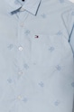 CHLAPEC Dětská bavlněná košile Tommy Hilfiger KB0KB08311.128.176.9BYX modrá