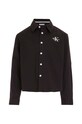 Детска риза Calvin Klein Jeans IB0IB01734.9BYX черен AW23