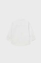 Mayoral koszula bawełniana niemowlęca 124.3E.Baby.9BYX biały AW23