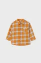 помаранчевий Бавовняна сорочка для немовля Mayoral Для хлопчиків