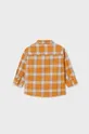 Хлопковая рубашка для младенцев Mayoral оранжевый
