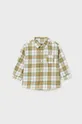 πράσινο Μωρό βαμβακερό πουκάμισο Mayoral Για αγόρια