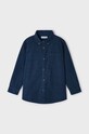 Mayoral camasa de bumbac pentru copii lung bleumarin 4105.5E.Mini.9BYX