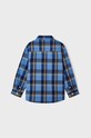 Mayoral koszula bawełniana dziecięca 4111.5D.Mini.9BYX niebieski