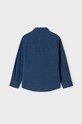 Mayoral koszula bawełniana dziecięca niebieski 7186.7F.Junior.9BYX