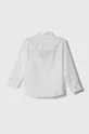 Detská bavlnená košeľa Abercrombie & Fitch biela