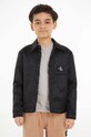 Calvin Klein Jeans kurtka dziecięca bez kaptura czarny IB0IB01828.9BYX