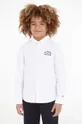 белый Детская рубашка Tommy Hilfiger Для мальчиков