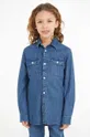 блакитний Дитяча джинсова сорочка Tommy Hilfiger Для хлопчиків