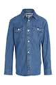 Tommy Hilfiger koszula jeansowa dziecięca KB0KB08519.128.176.9BYX niebieski AW23