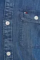 modra Otroška jeans srajca Tommy Hilfiger