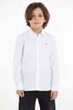 Tommy Hilfiger koszula bawełniana bawełna biały KB0KB08618.128.176.9BYX