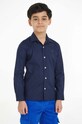 Бавовняна сорочка Tommy Hilfiger довгий чорний KB0KB08618.128.176.9BYX