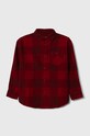 United Colors of Benetton gyerek ing pamutból pamut piros 5LQHCQ01P.G.SEASONAL
